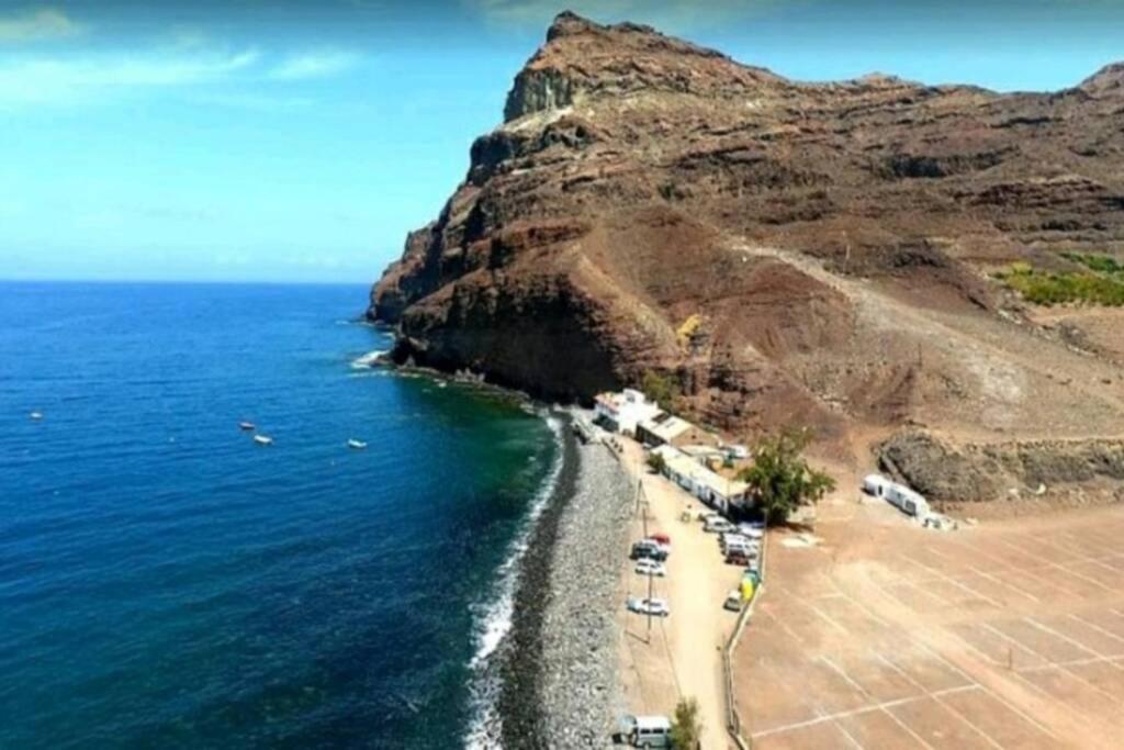 Вилла Casa Costera Playa De Tasarte Сан-Николас Экстерьер фото